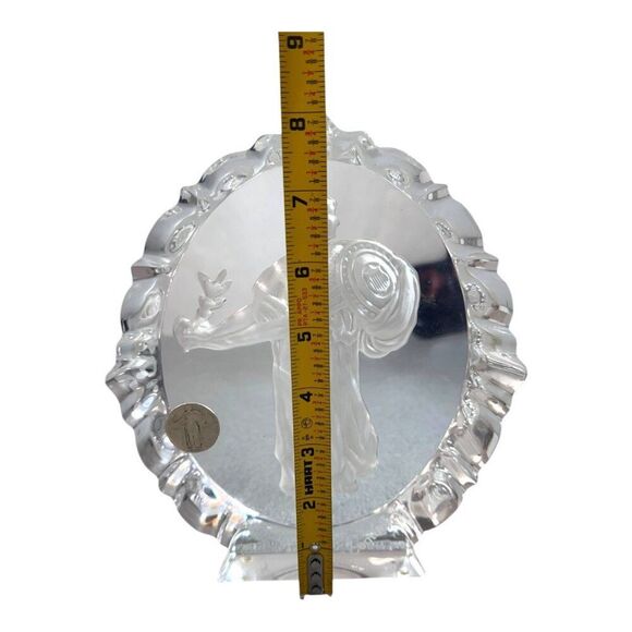 Lucite MCM Limited Edition Plate "Century" No. 53/1000 Lady Liberty Quarter 8" - Picture 4 of 7